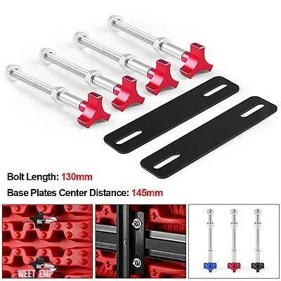 互換品 パーツそ他 マウンティングピンキット トラクションボード リカバリトラック 4.72インチ〜6.69インチ12〜17CMホール間隔マウンティングピン TT10