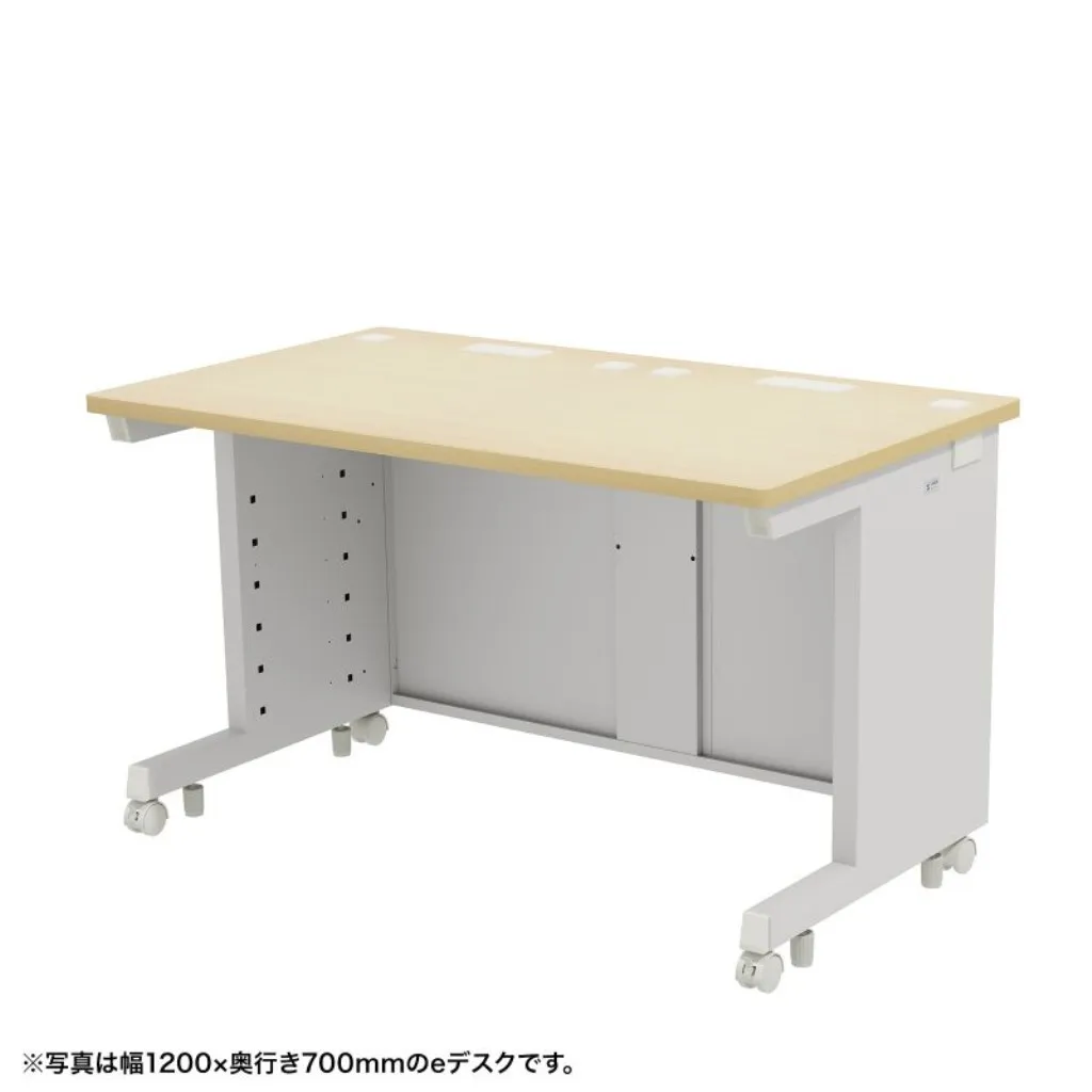 【新品/取寄品/代引不可】＜別途送料＞eデスク(薄い木目)W1500xD750xH720＜受注生産品＞ ED-SK15075LM72