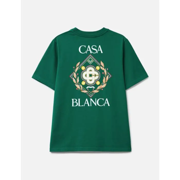 カサブランカ Casablanca 【 Championship Diamond T-Shirt Unisex Green 】 ダイヤモンド Tシャツ ユニセックス green 緑・グリーン