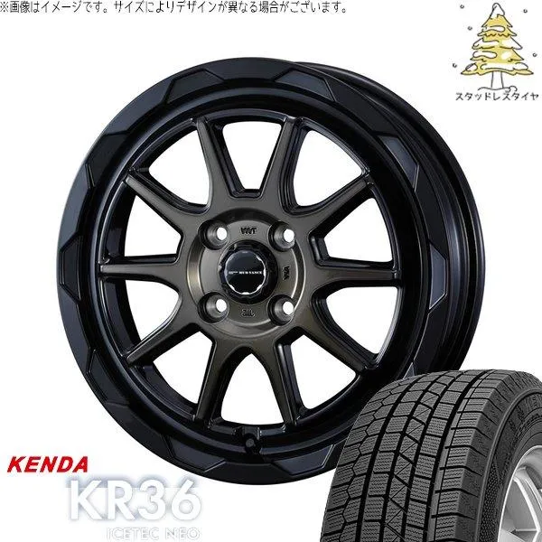 モコ ゼスト パレット ミラ 165/55R14 スタッドレス | アイステックネオ KR36 \u0026 マッドヴァンス06 14インチ 4穴100
