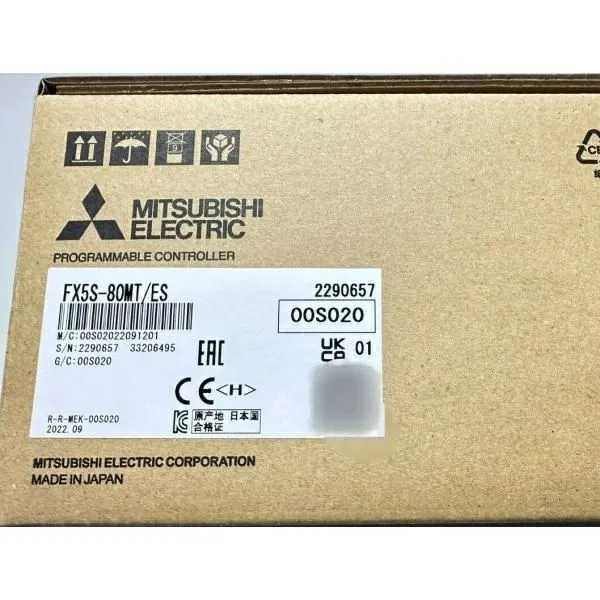 【新品★適格請求書★送料無料】MITSUBISHI/三菱 FX5S-80MT/ES FX5S CPUユニット シーケンサ PLC 【6ヶ月保証】