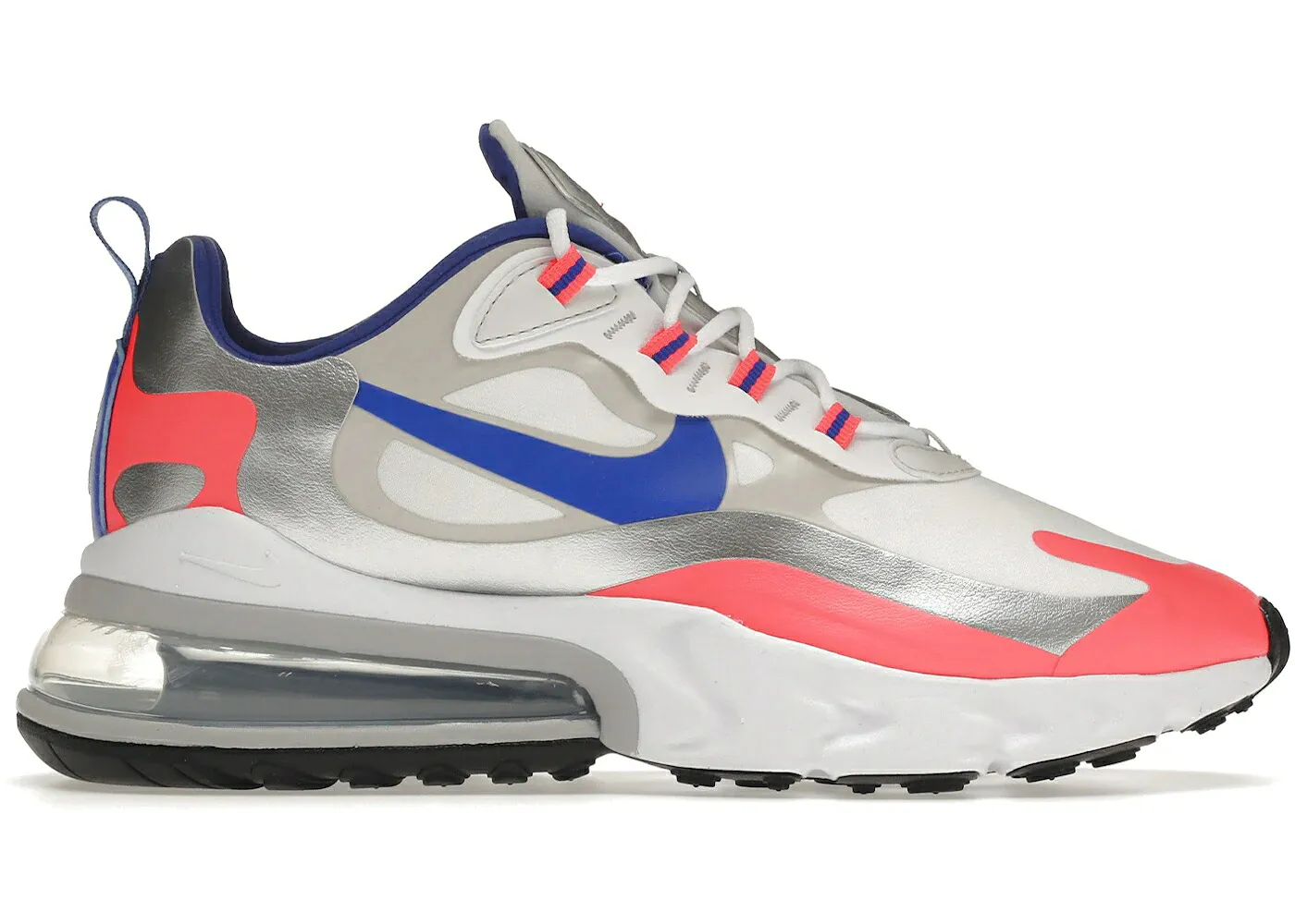 ナイキ マックス リアクト ニックス 白色 ホワイト クリムゾン エアマックス WOMEN スニーカー レディース NIKE AIR MAX 270 REACT KNICKS (WOMEN) / WHITE FLASH CRIMSON METALLIC