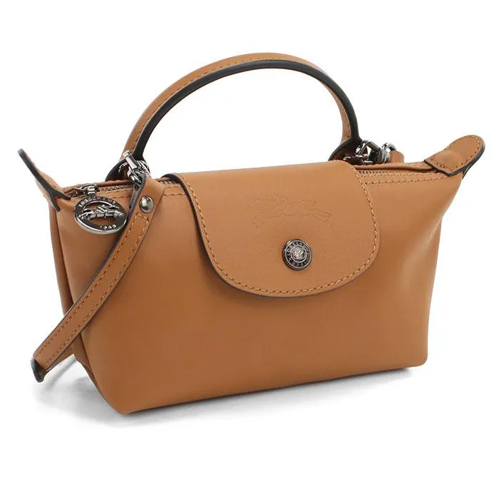Longchamp ロンシャン ショルダーバッグ ル プリアージュ エクストラ ポーチ 34205 987 M19 レディース ブラウン