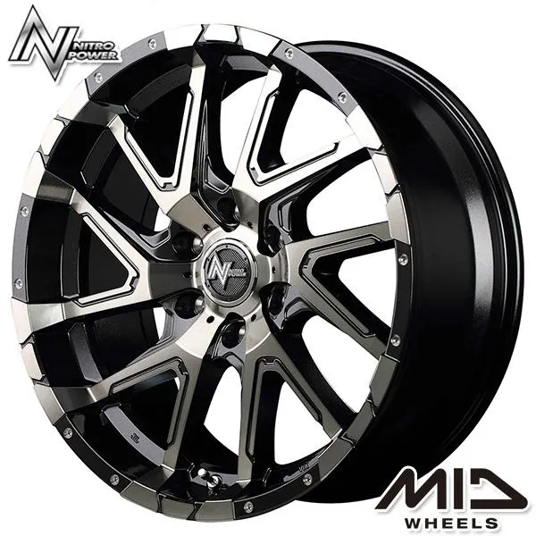 サマータイヤ ホイールセット 265/70R17インチ 6H139.7 MID ナイトロパワー デリンジャー BMA トーヨー オープンカントリー A/T III (A/T3)