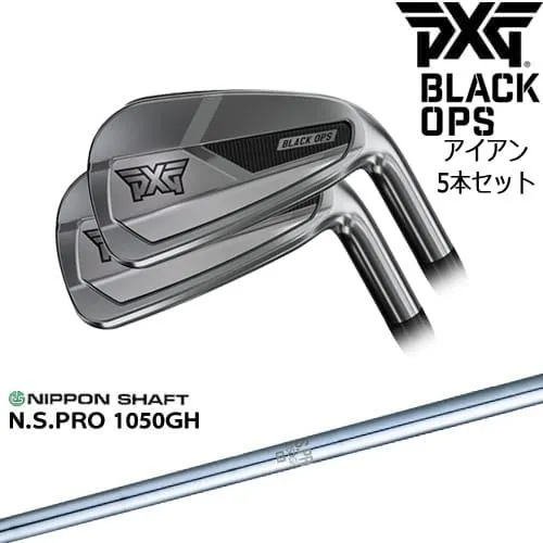 PXG BLACK OPS IRON アイアン5本set(6I-PW)[6P]ピーエックスジーPXG N.S.PRO 1050GH 日本シャフト