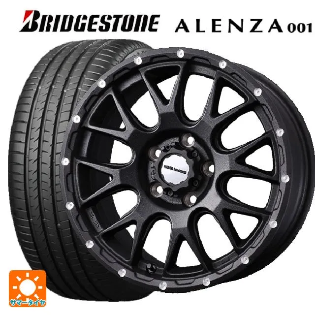 送料無料 サマータイヤホイールセット 235/55R18 100V ブリヂストン アレンザ001 正規品 # ウェッズ マッドヴァンス 08 18-7