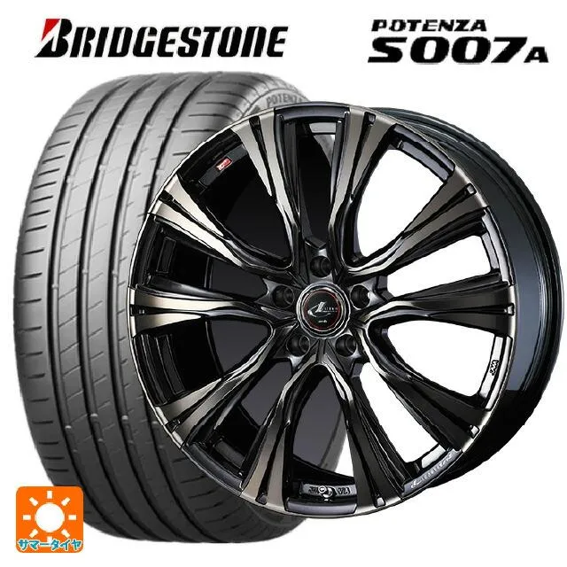 送料無料 サマータイヤホイール 4本セット 245/40R20 99Y XL ブリヂストン ポテンザ S007A 正規品 ウェッズ レオニス VR #