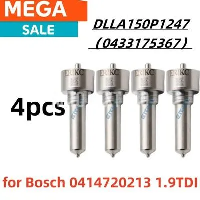 【並行輸入品】4PC DSLA150P1247 0433175367 ミストノズル DSLA 150 P 1247 燃料噴射ヒントスプレーノズル 0414720213 1.9TDI
