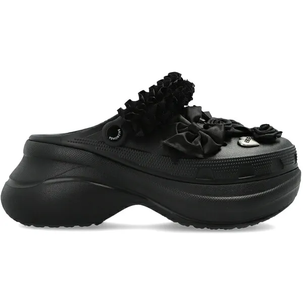 Balenciaga バレンシアガ レディース スニーカー  【Balenciaga x Crocs Mule Strap Black (Women)】  サイズ US_7(24.0cm) Black