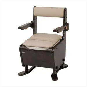 家具調トイレ座楽ひじ掛けはねあげ 便座タイプ,あたたか便座 25-4672-04 家具調トイレ座楽 PN-L23408(アタタカベンザ)【1単位】