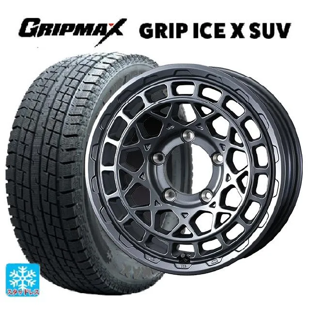 スズキ ジムニー(64系)用 185/85R16 105N グリップマックス グリップアイスX SUV ブラックレター マッドヴァンス X タイプM