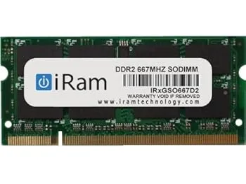 【中古】iRam Technology 1GB PC2-5300 SO-DIMM 200pin