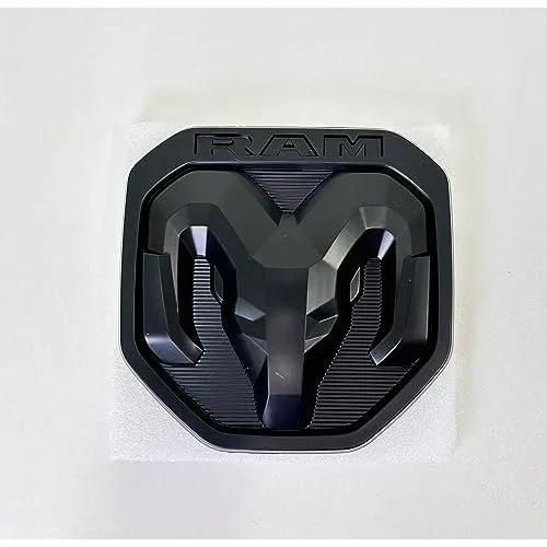【並行輸入品】2019 2023 RAM テールゲートエンブレム ブラック   Mopar公式ライセンス製品。 2019 2023 RAM Ta