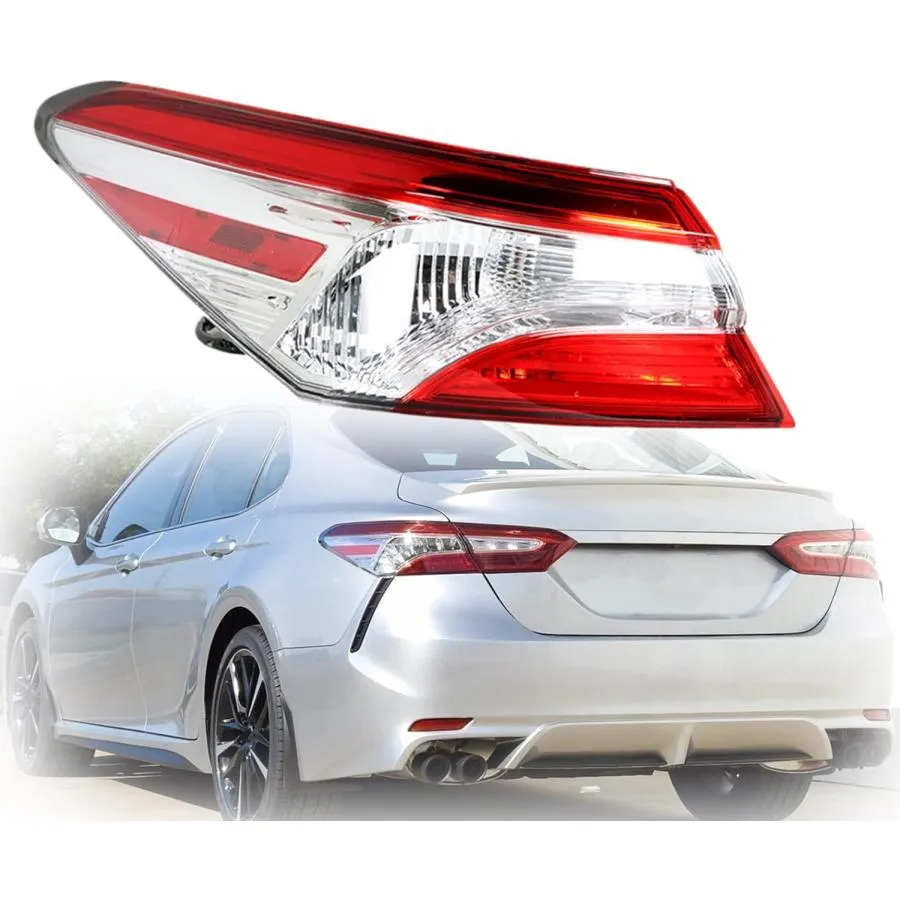 【並行輸入品】munirater リア左テールライトブレーキランプアセンブリ交換用 1パック 2018 2019 2020 トヨタ カムリ 運転席側