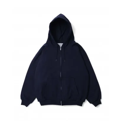 ユースフルシングス useful things THERMAL LINED RAGLAN ZIP HOODIE 15oz （NAVY）