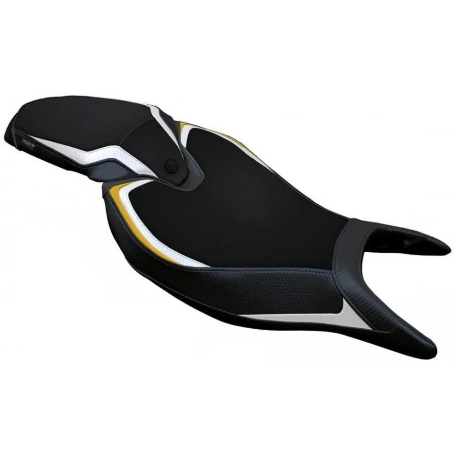 Tappezzeria Italia タッペッツェリア イタリア 純正シート用カバー RENEE SPECIAL COLOR (スタンダード) 張替え：あり / カラー：ホワイト ／ ゴールド 外装