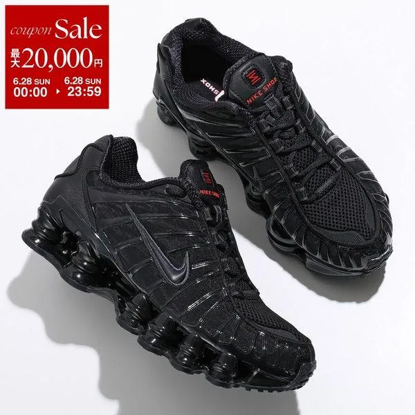 NIKE ナイキ スニーカー SHOX TL ショックス AR3566-002 レディース ローカット ロゴ シューズ 靴 BLACK-MTLC-HEMATITE