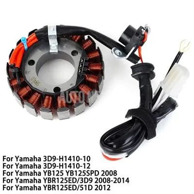 【並行輸入品】バイク磁気ジェネレーターステータヤマハ125cc ybr125ed yb125 yb125spd ybr125ed 3d9/51d 3d