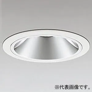 オーデリック LEDベースダウンライト 白色 埋込穴φ100 ワイド配光 電源装置別売 オフホワイト XD403653