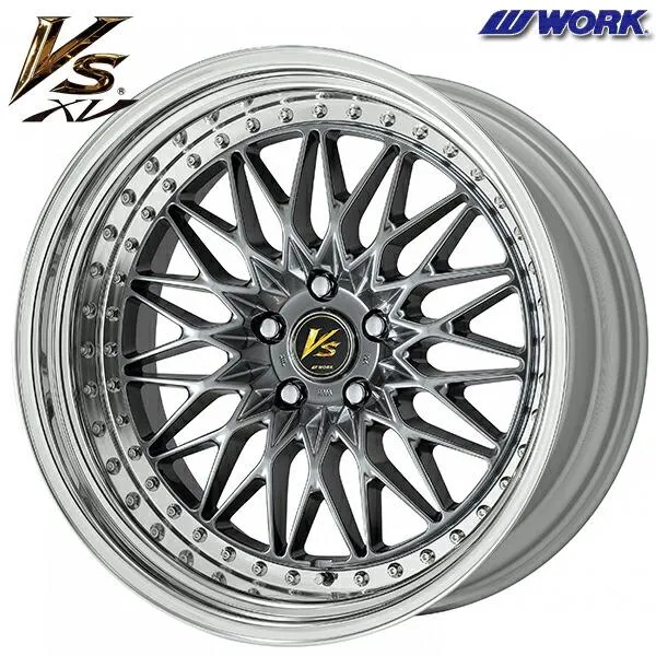 サマータイヤ ホイール4本セット 225/45R18インチ 5H114.3 WORK ワーク VS XV ブリリアントシルバーブラック ヨコハマ ブルーアース RV-03