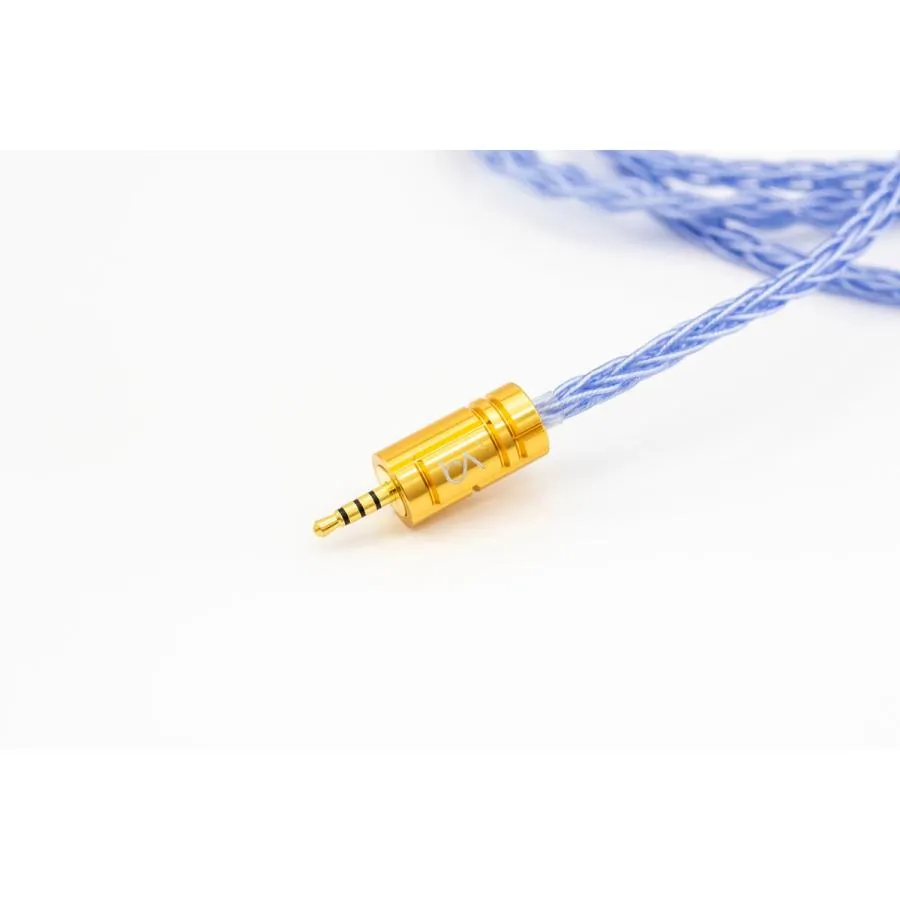 ビートオーディオ イヤホンケーブル(1.2m・8導体)(2pin⇔2.5mm4極) Beat Audio Silversonic MKVII 8-wire BEA-1055 返品種別A
