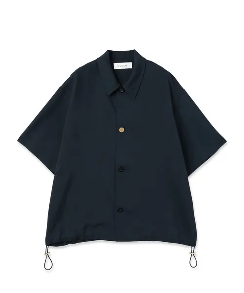 シャツ Dry Stretch Cloth Drawstring Short Sleeve Jaket メンズ レディース