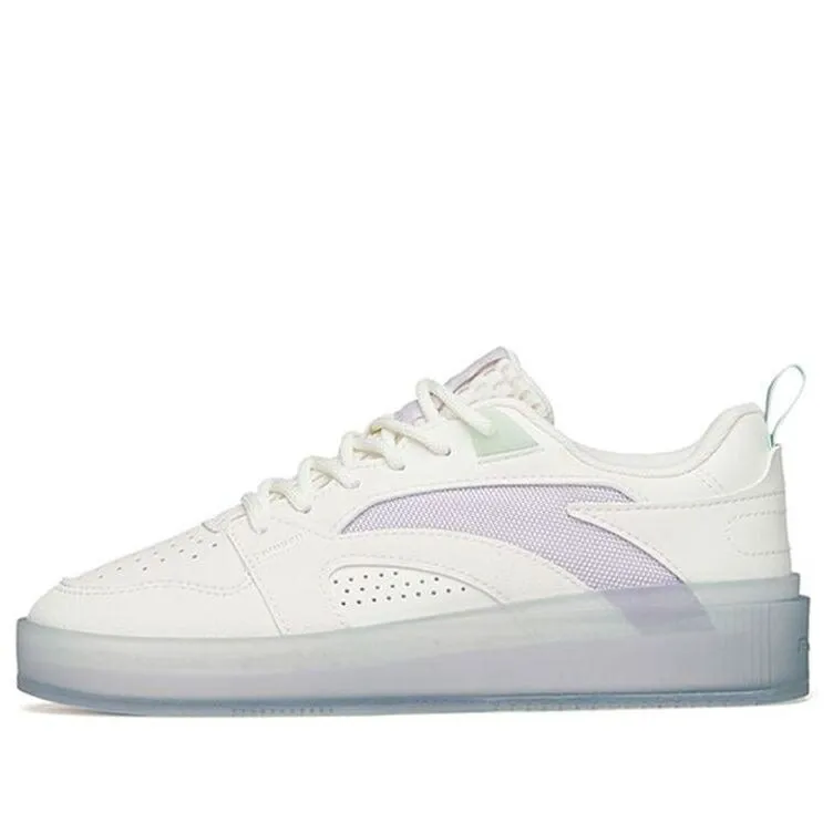 ゴールデンベアーズ カルベアーズ シリーズ 白色 ホワイト 紫 パープル LOVEALOT PURPLE スニーカー レディース ANTA (WMNS) X CARE BEARS SKATEBOARDING SERIES SNEAKERS LOVE-A-LOT WHITE 122228040-2 / WHITE PURPLE