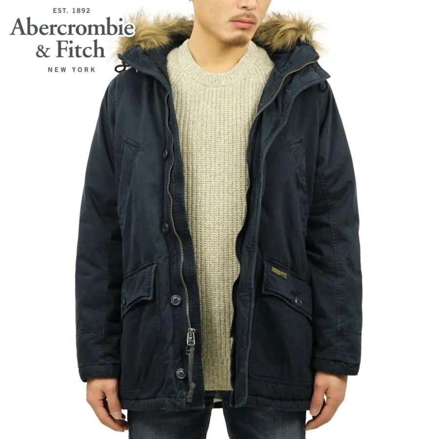 アバクロ メンズ Abercrombie＆Fitch 正規品 アウター モッズコート B-9 SHERPA-LINED PARKA 132-327-0399-200