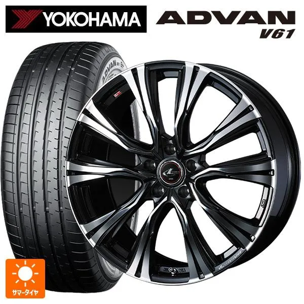 スバル フォレスター(SL系)用 225/55R18 98H ヨコハマ アドバン V61 正規品 レオニス VR
