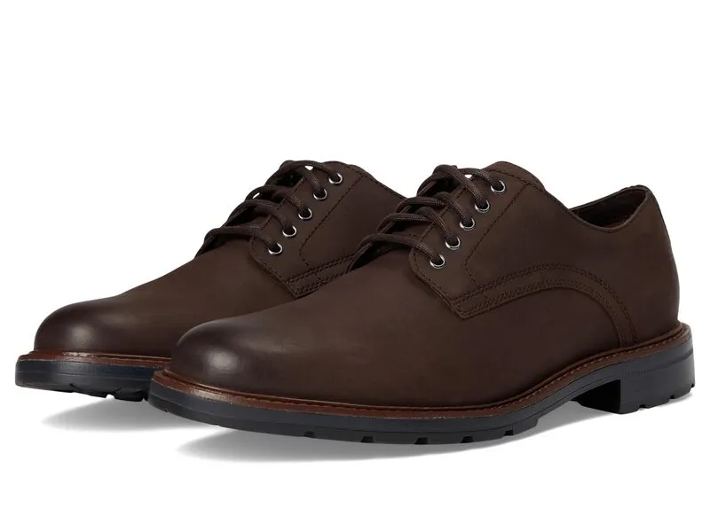 コールハーン メンズ シューズ オックスフォード Cole Haan Chamberlin Grand Plain Toe Oxfords Chocolate Nubuc チョコレート