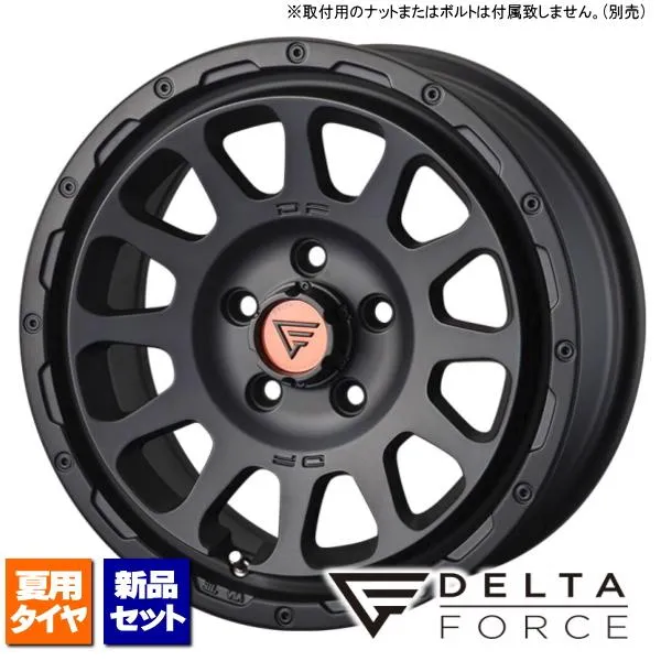 マキシス MT-772 RAZR LT265/70R17 \u0026 DELTA FORCE OVAL 17インチ 8.0J +40 5H 127P BK 4本セット ジープ ラングラー