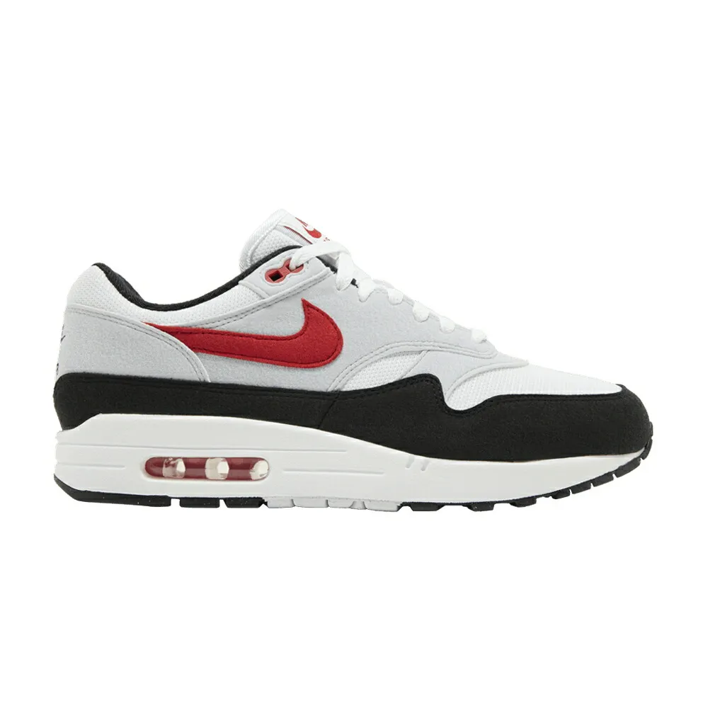 ナイキ マックス 白色 ホワイト 赤 レッド ピュア エアマックス CHILI 2.0 スニーカー メンズ NIKE AIR MAX 1 / WHITE UNIVERSITY RED PURE