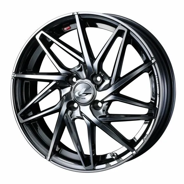 ウェッズ LEONIS レオニス IT 16インチ リム幅5.0J インセット+45 4穴 PCD100 BMCMC (ブラックメタルコート/ミラーカット) ホイール 1本