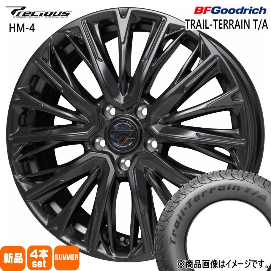 T30/31エクストレイル /20系ヴェルファイア BFグッドリッチ 215/60R17 96H TRAIL-TERRAIN T/A 夏用 サマータイヤ Precious HM-4