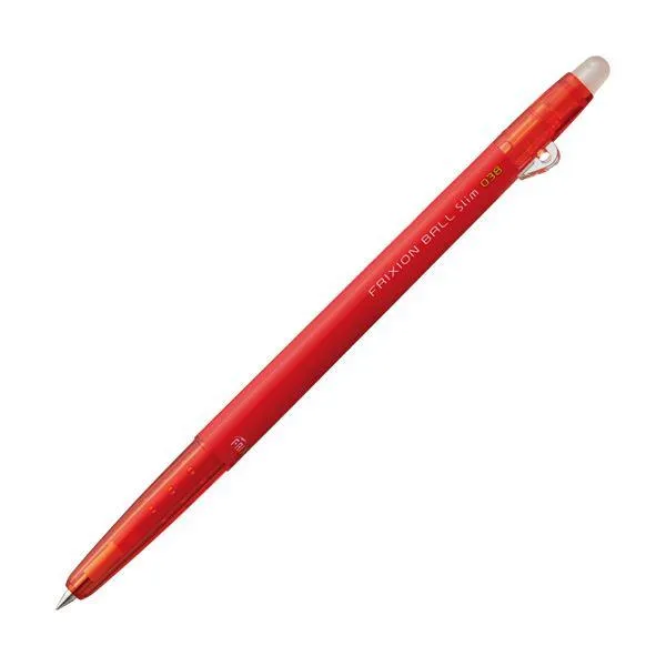 （まとめ） パイロット ゲルインキボールペンフリクションボールスリム038 レッド LFBS-18UF-R 1本 〔×30セット〕