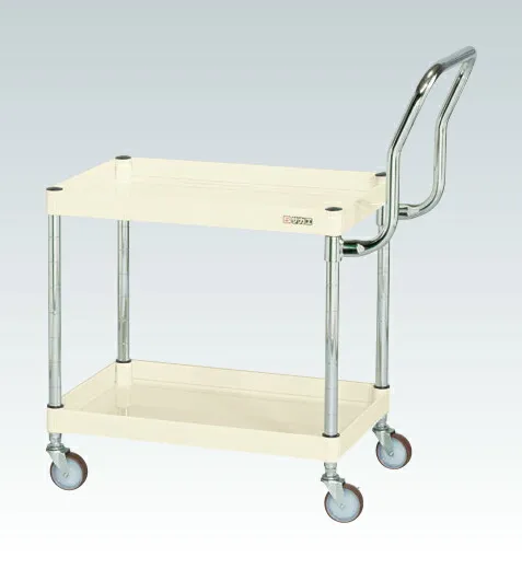 【ポイント10倍】【直送品】 サカエ CSパールワゴン(軽量・ハイタイプ取手) CSP-6062LHTNUI (328061) 【大型】