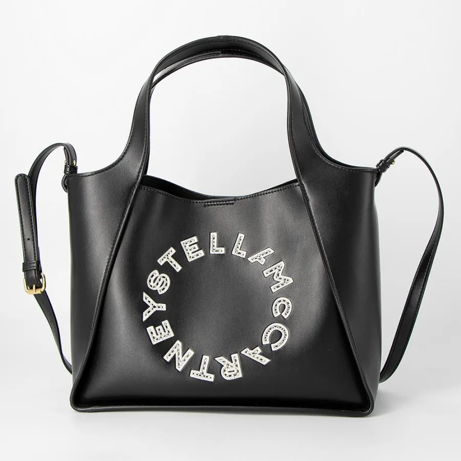 【10%OFFクーポン有り】ステラマッカートニー STELLA McCARTNEY トートバッグ ブラック CROSSBODY BAG ステラロゴクロスボディバッグ 513860