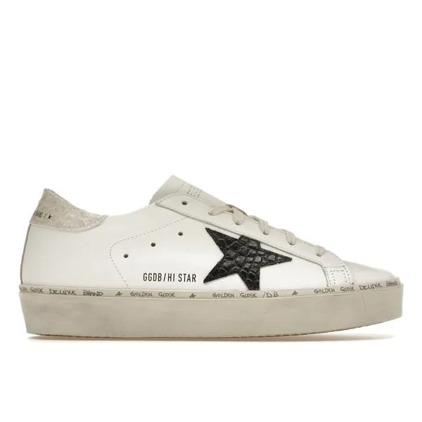 Golden Goose ゴールデングース レディース スニーカー Golden Goose Hi Star White Black Star (Women's) 【サイズ US_W_10】