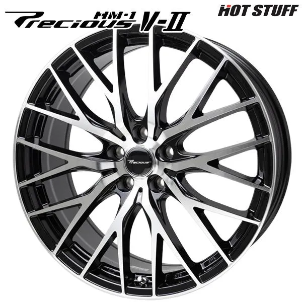ホットスタッフ プレシャス HM-1 V2 BK/P 20インチ 8.0J 5H114.3 +35 アルミホイール単品 1本 4本以上送料無料