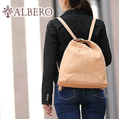 アルベロ ALBERO レディース バッグ リュックサック トートバッグ 2WAY 日本製 ヌメ革 ナチュラーレ NATURALE 2011