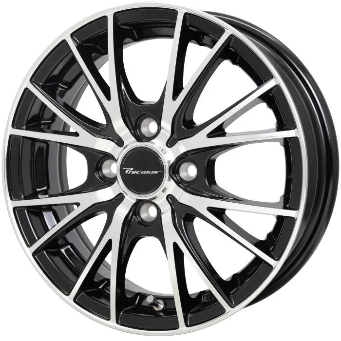 YOKOHAMA BluEarth-Es ES32 155/65R14 75S Precious HM-1 V2 メタリックブラックポリッシュ 14インチ 4.5J+45 4H-100 サマー 4本セット