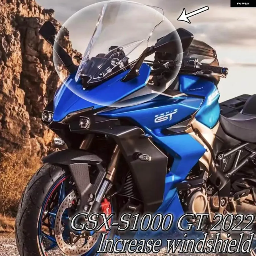 並行輸入品 2022 2023 ウインドシールド スクリーン スズキ GSX-S1000 GT バイク ウインドデフレクター GT