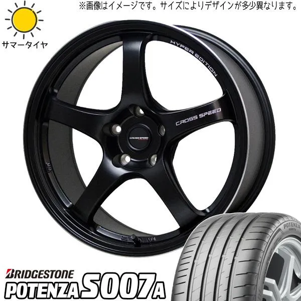 SC430 245/40R18 ホイールセット | ブリヂストン ポテンザ S007A \u0026 CR5 18インチ 5穴114.3