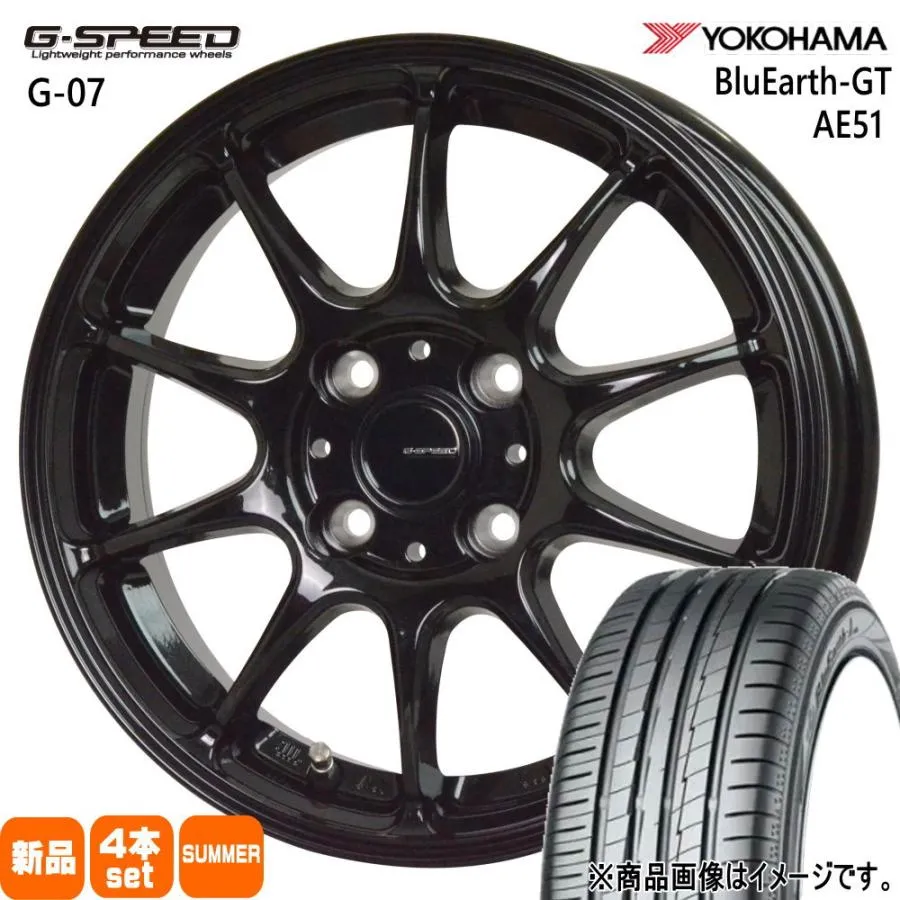 ライズ ロッキー etc  ヨコハマ 195/60R17 90V BluEarth-GT AE51 夏用 サマータイヤ G・speed G-07 17インチ