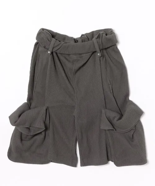 カーゴパンツ OPEN Yy/オープンワイワイ/ROLLED WAIST WAFFLE CARGO レディース メンズ