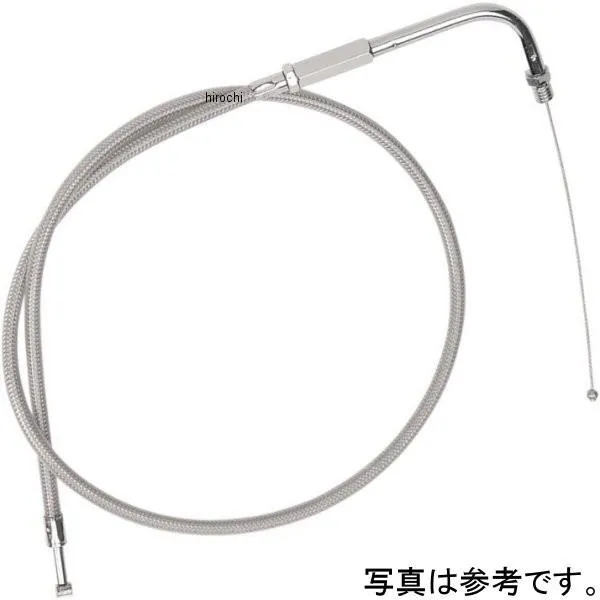 【USA在庫あり】 0651-0702 DRAG スロットルケーブル 56インチ ステンレス ハンドルカスタム用 SP店
