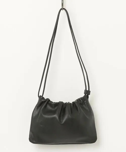 ショルダーバッグ Drawstring Leather Bag 12611020 メンズ