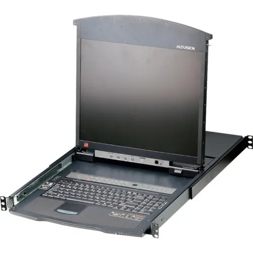 【別途送料あり】ATENジャパン ATEN ＫＶＭドロワー １６ポート／１７インチＬＣＤ／デュアルスライド／ロングレール 【品番：KL1516AMJJL】
