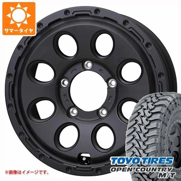 5本セット スズキ ジムニー JB64W用 サマータイヤ トーヨー オープンカントリー M/T LT225/75R16 103/100Q ホワイトレター マッドクロス リーコン 5.5-16