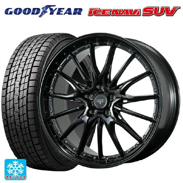 送料無料 スタッドレスタイヤホイール 4本セット 235/55R18 100Q グッドイヤー アイスナビ SUV # トピー ドルフレン ヒューヴァー